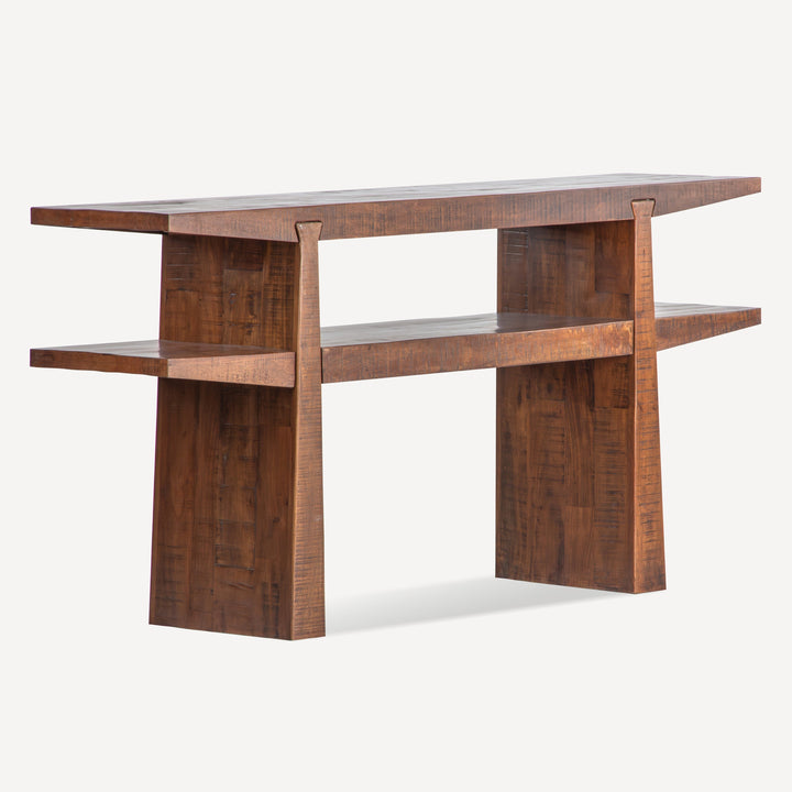 Rustic Artisan Woodwork: Signature Console Table