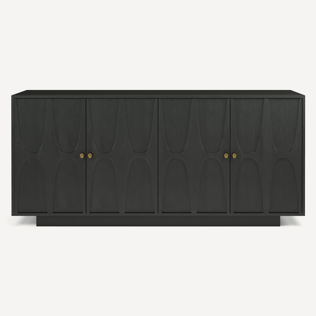 AquaVia Solid Wood Storage Solution