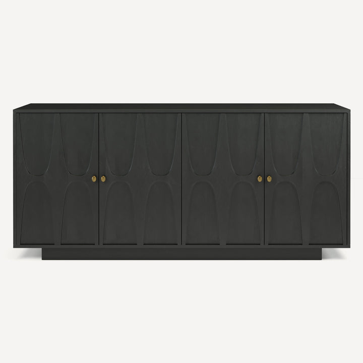 AquaVia Solid Wood Storage Solution