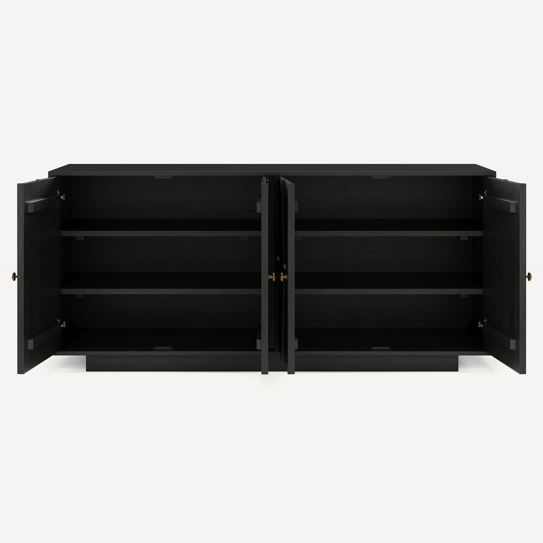 AquaVia Solid Wood Storage Solution