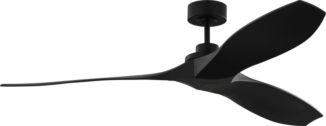 Collins Coastal Smart 60 Ceiling Fan in with Blades Midnight Black