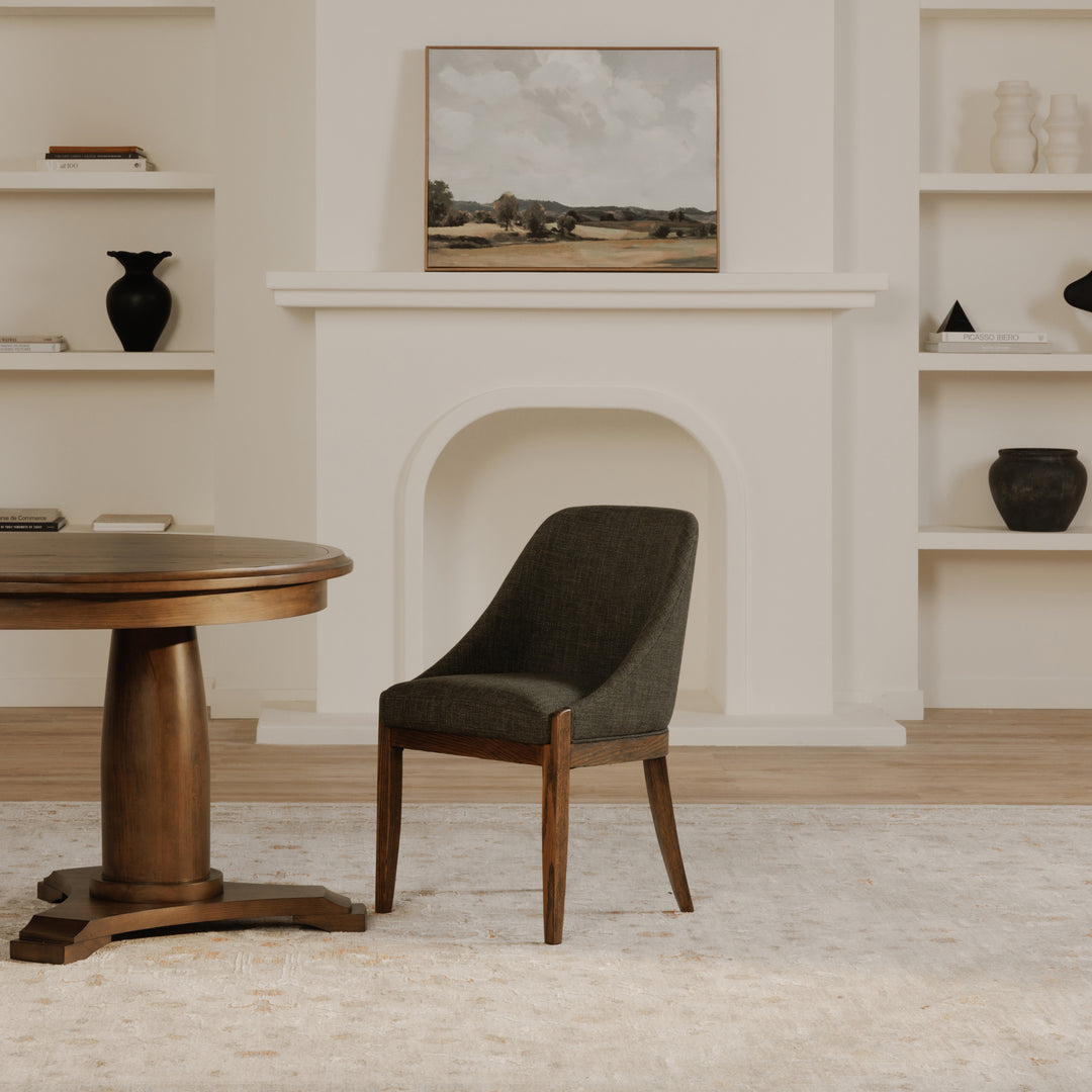Timeless Oak Dining Chair - Rustic Elegance Meets Modern Comfort