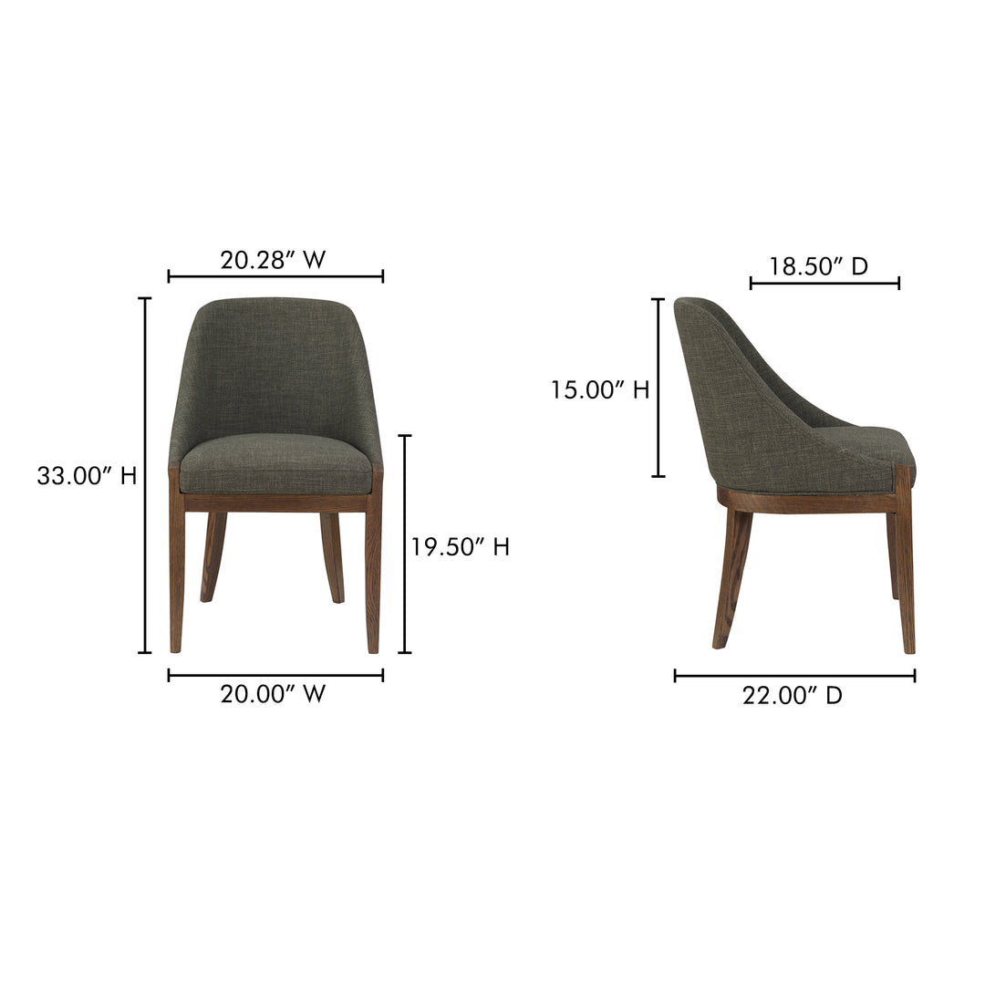 Timeless Oak Dining Chair - Rustic Elegance Meets Modern Comfort
