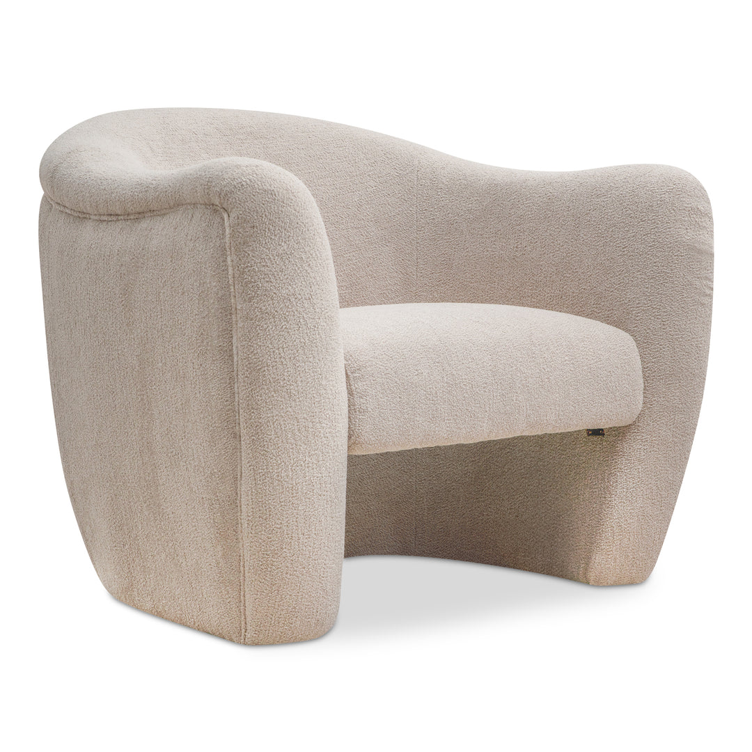 Boucle-Shearling Retro Fold Chair