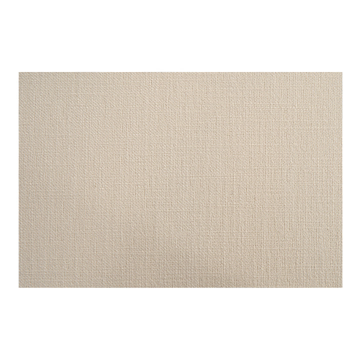 Curvy Comfort Floater: Modern Ottoman with Stain Resistant Upgrade