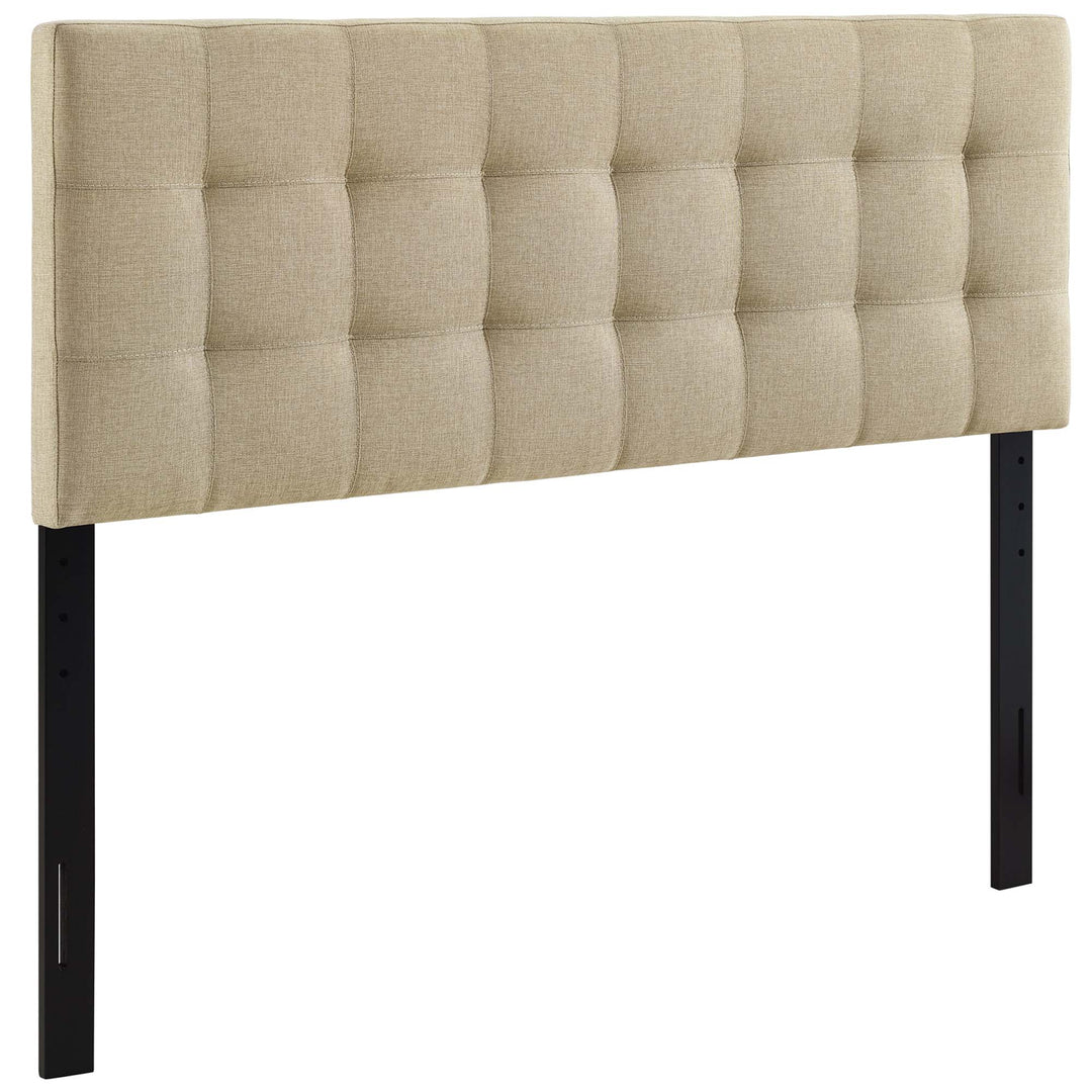 Ilea Upholstered Gray Headboard - Queen