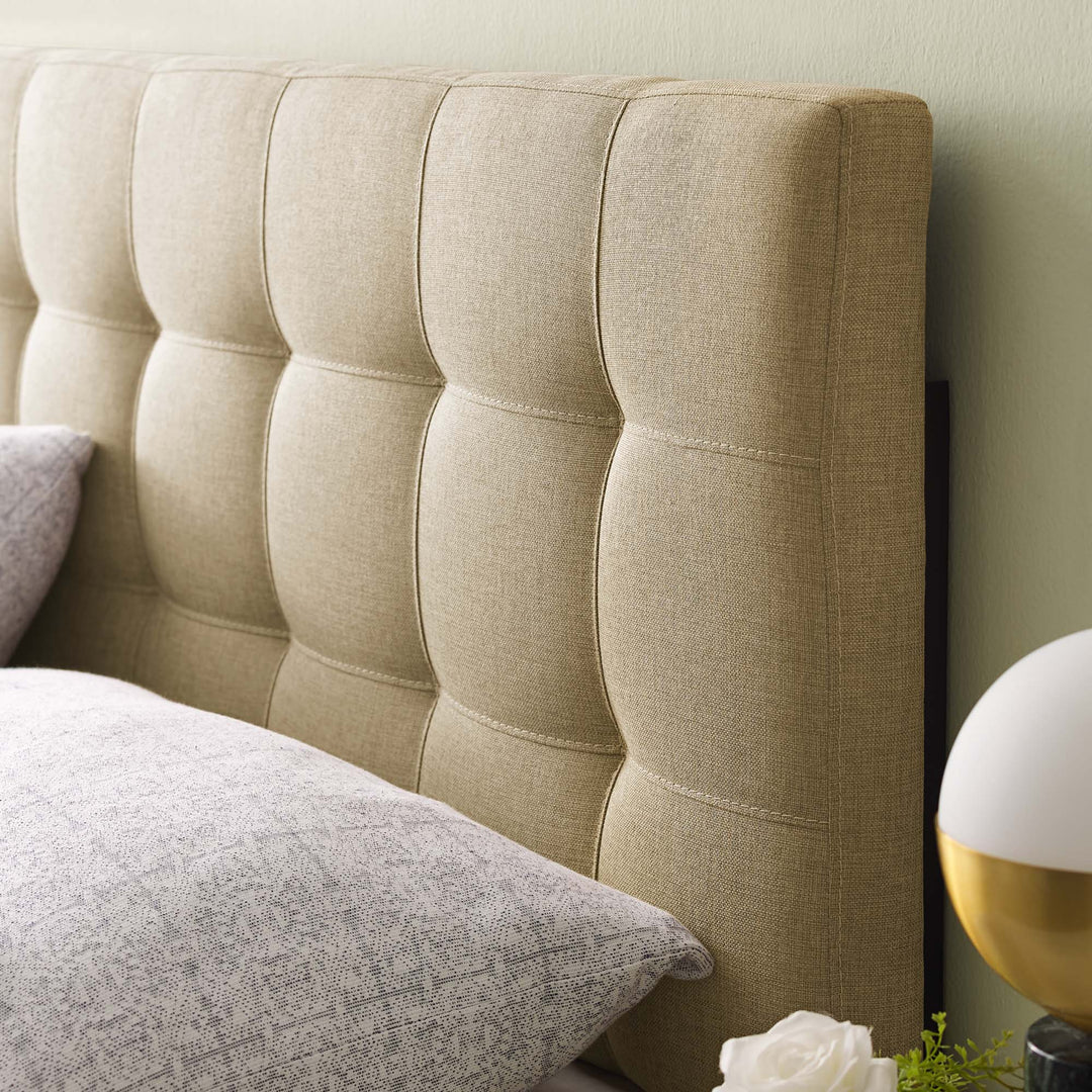 Ilea Upholstered Gray Headboard - Queen