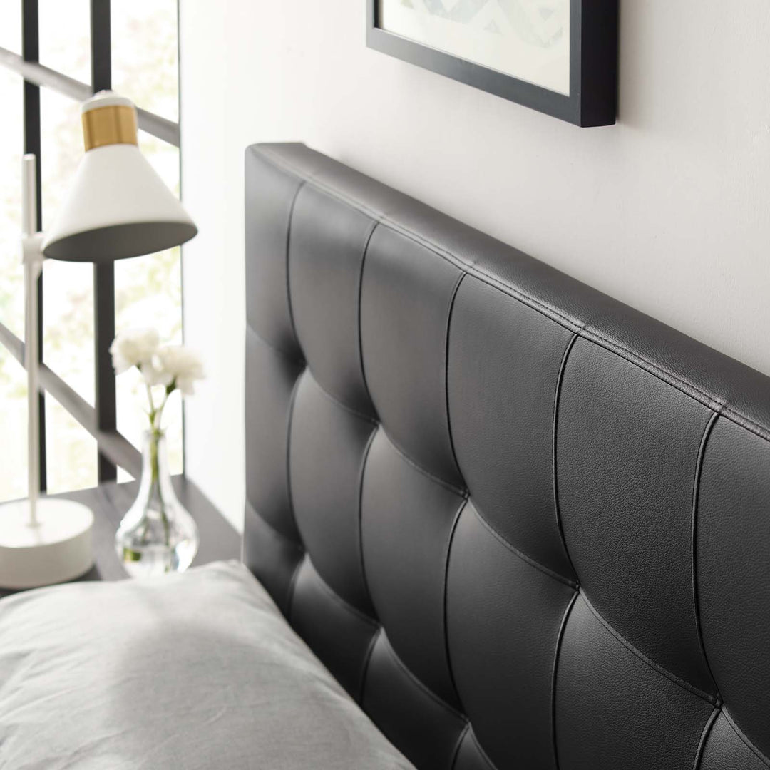 Luna Upholstered Vinyl Queen Headboard