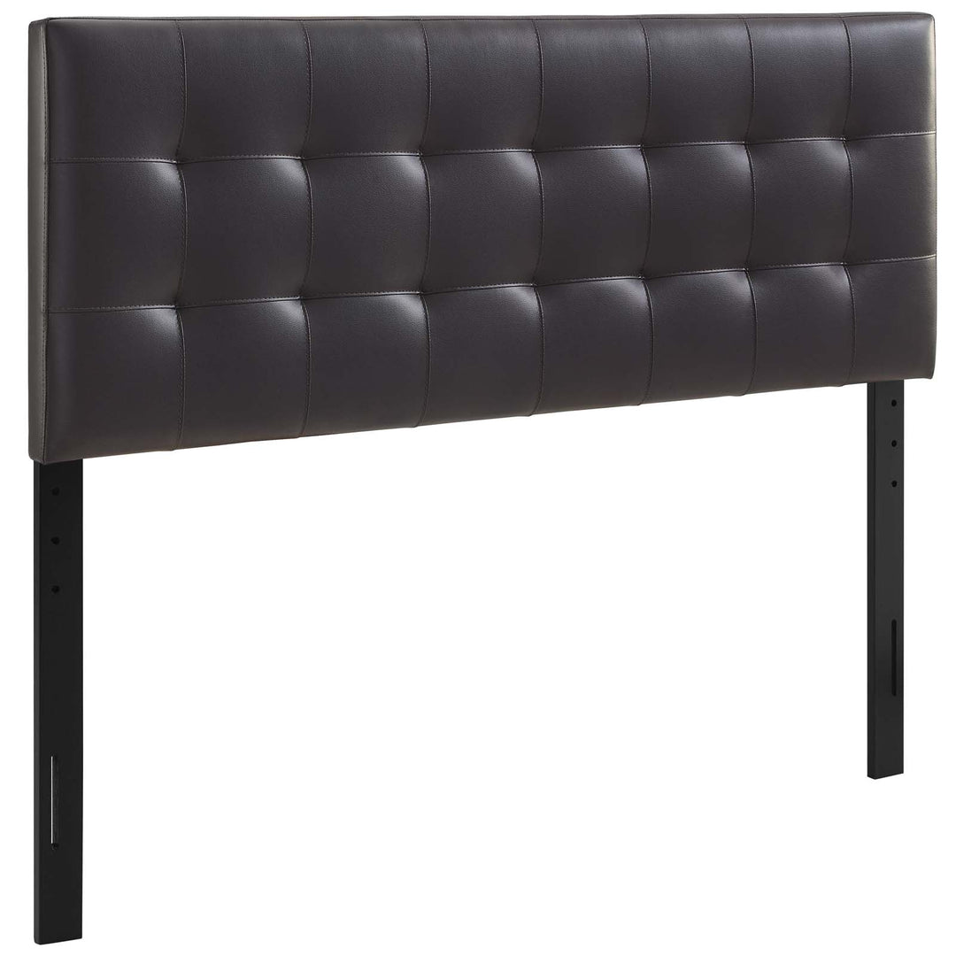 Luna Upholstered Vinyl Queen Headboard