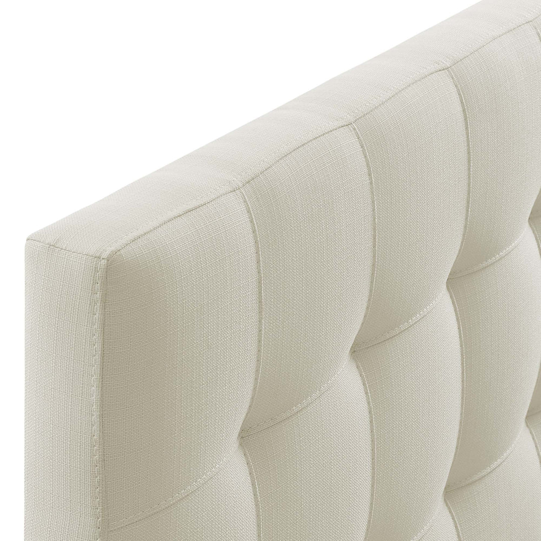 Luxe Upholstered Fabric King Headboard