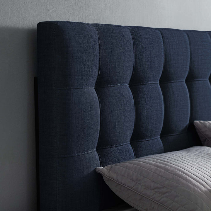 Luxe Upholstered Fabric King Headboard