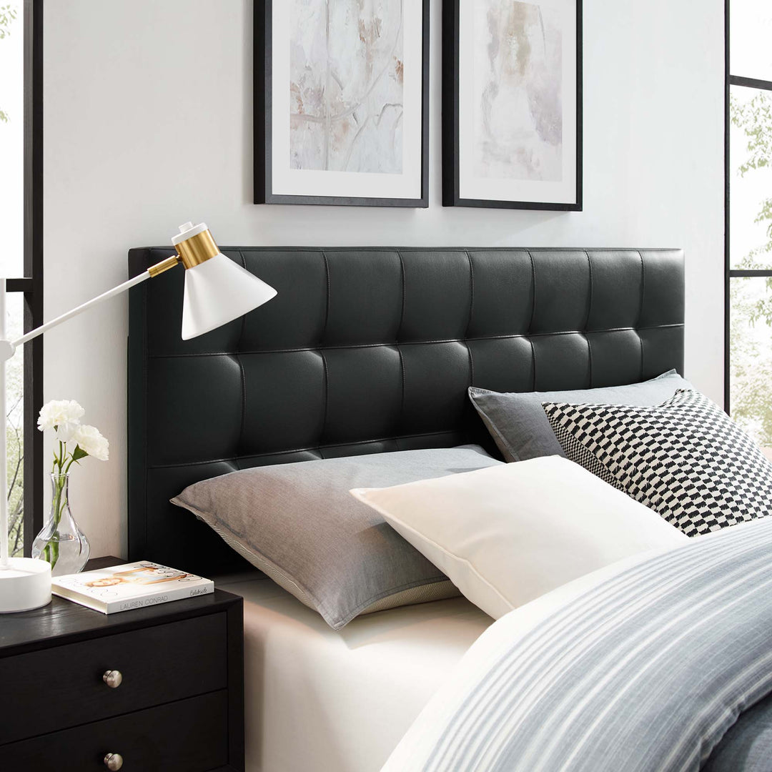 Luxurious Vinyl King Headboard