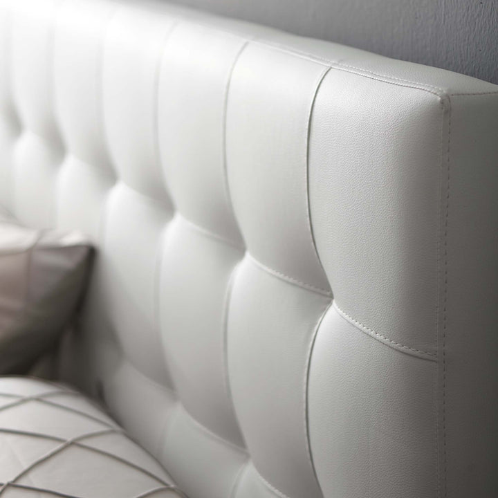 Luxurious Vinyl King Headboard