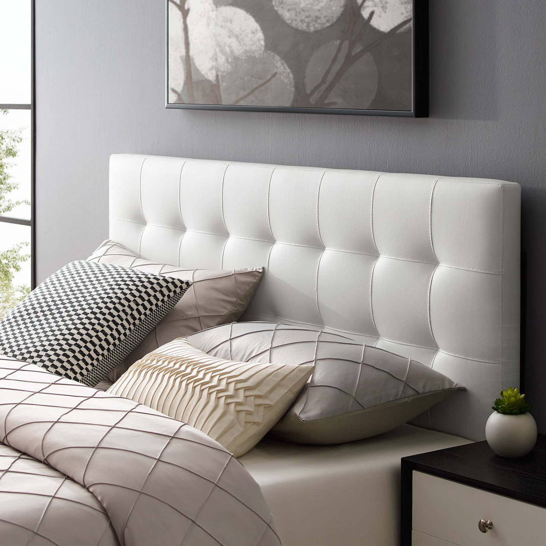 Luxurious Vinyl King Headboard