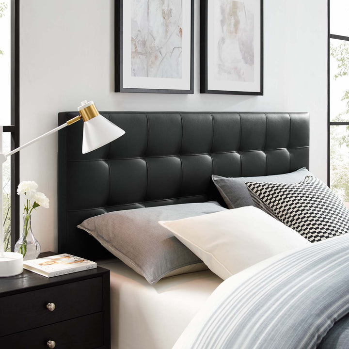 Luna Upholstered Vinyl Full Headboard