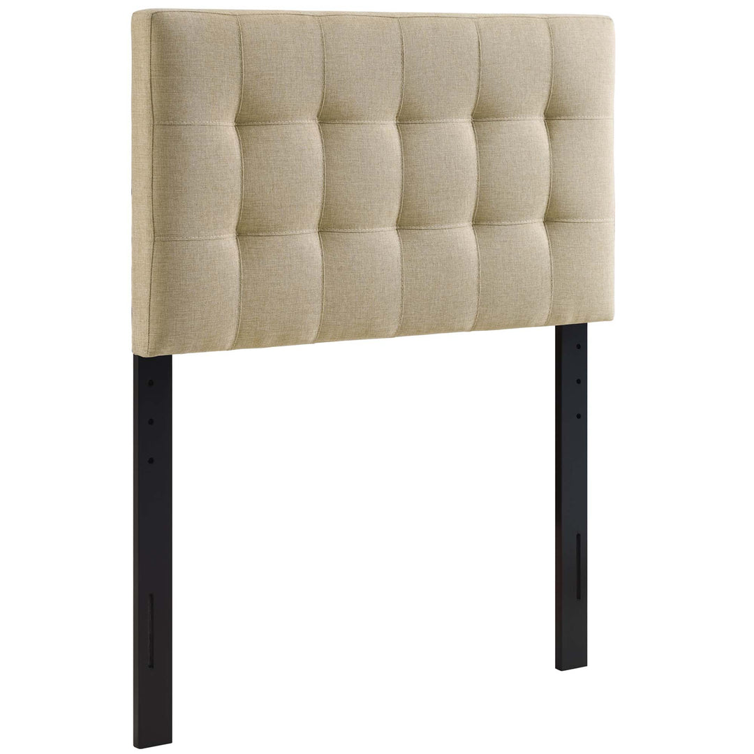 Luna Upholstered Fabric Twin Headboard