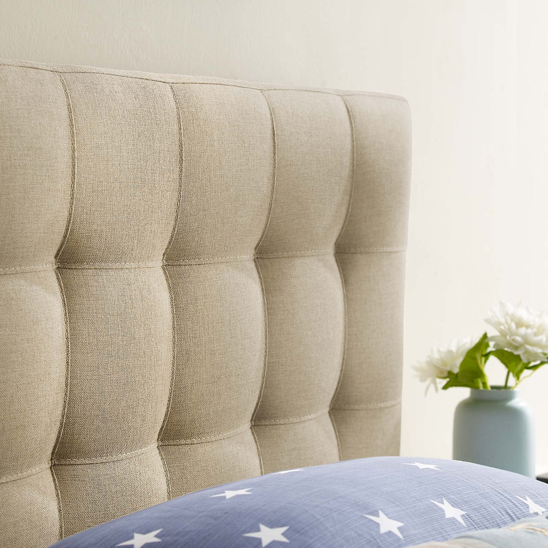 Luna Upholstered Fabric Twin Headboard