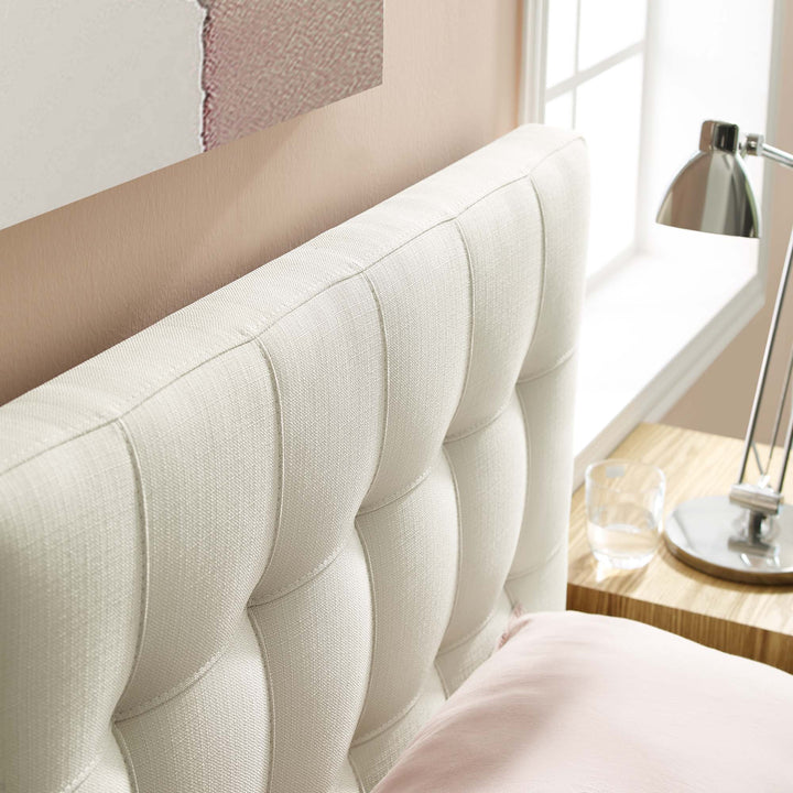 Luna Upholstered Fabric Twin Headboard