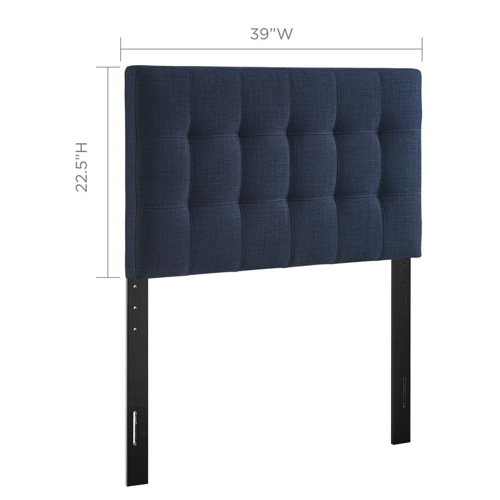 Luna Upholstered Fabric Twin Headboard