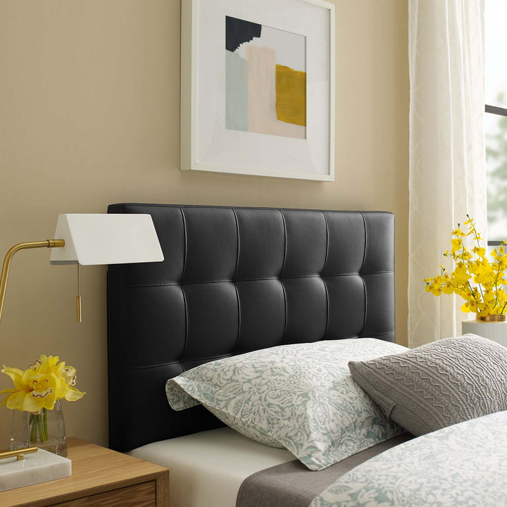 Luna Upholstered Vinyl Twin Headboard