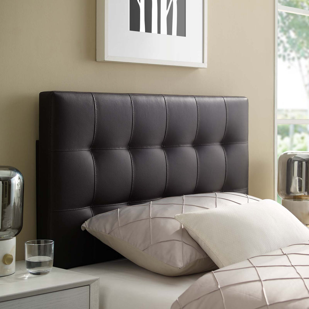 Luna Upholstered Vinyl Twin Headboard