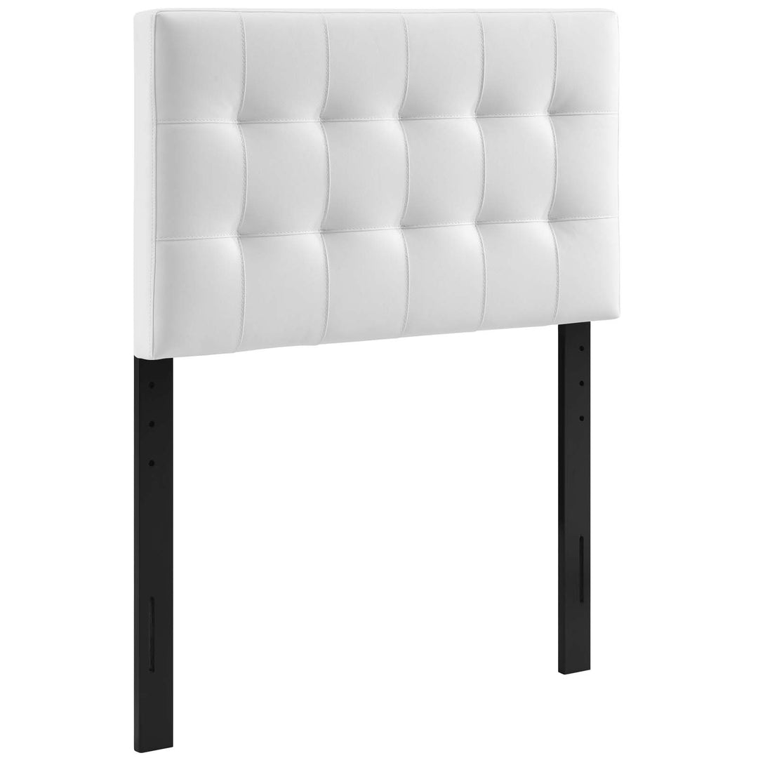 Luna Upholstered Vinyl Twin Headboard