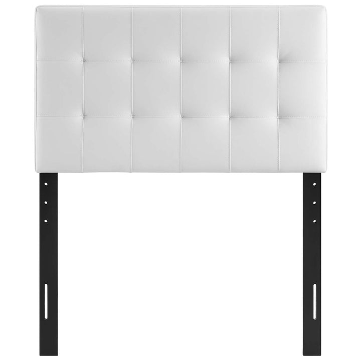 Luna Upholstered Vinyl Twin Headboard