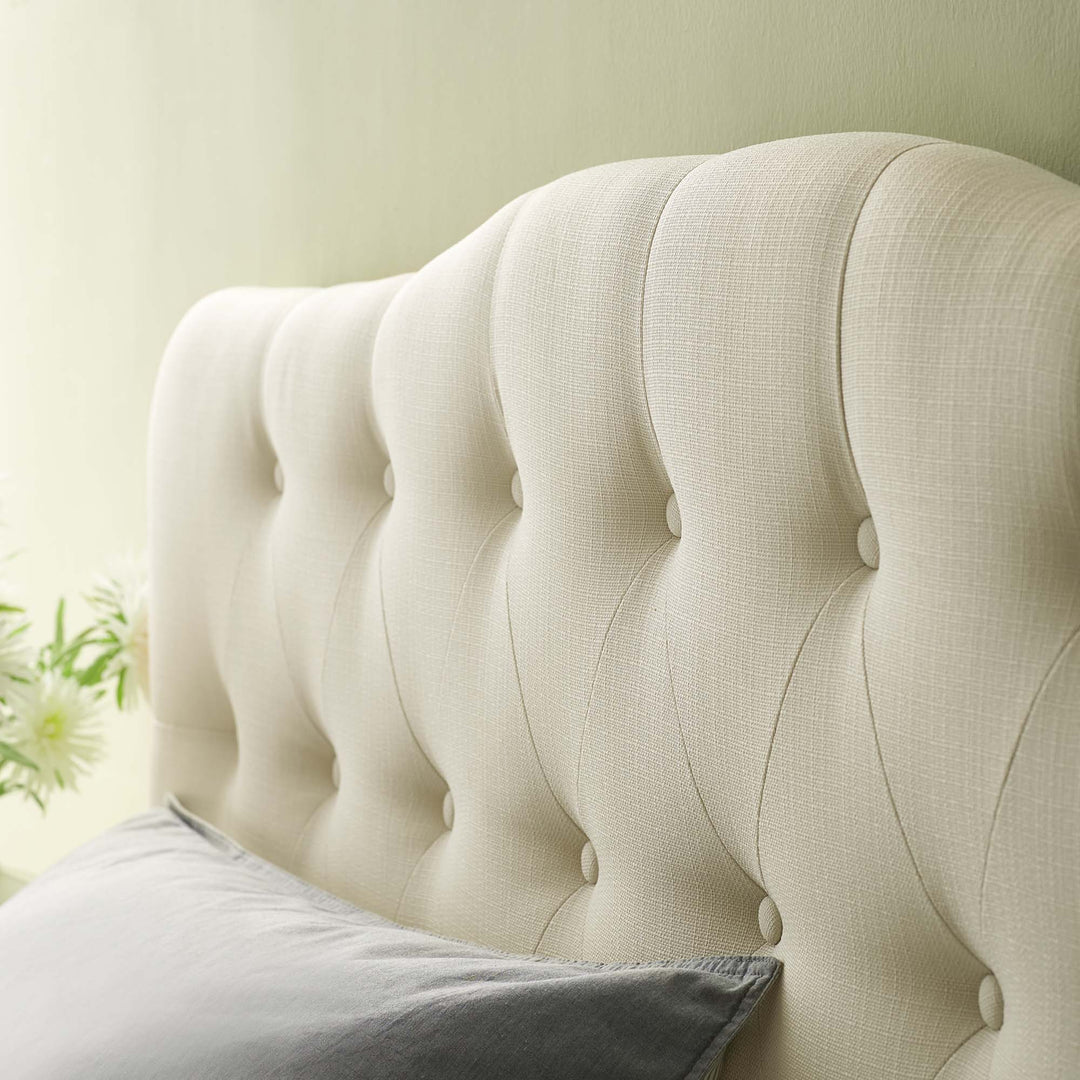 Amelia Upholstered Fabric Queen Headboard