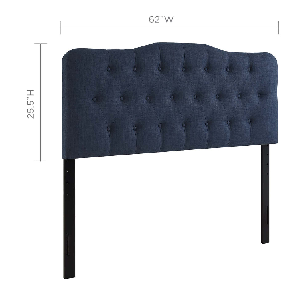 Amelia Upholstered Fabric Queen Headboard