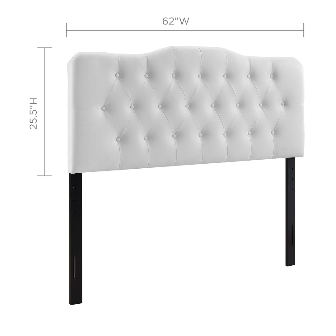 Ariella Upholstered Vinyl Queen Headboard