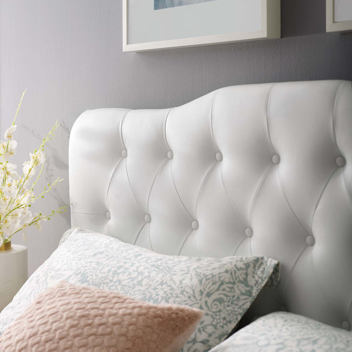 Ariella Upholstered Vinyl Queen Headboard