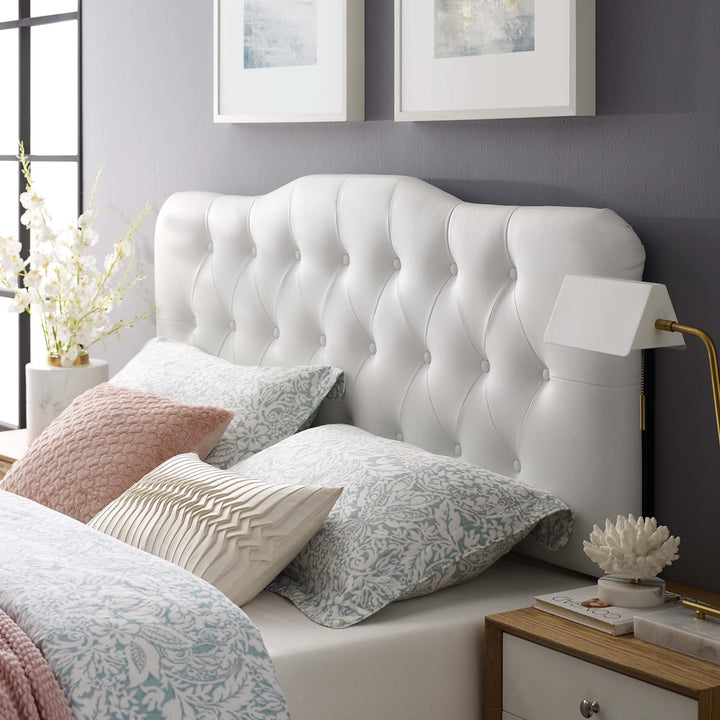 Ariella Upholstered Vinyl Queen Headboard