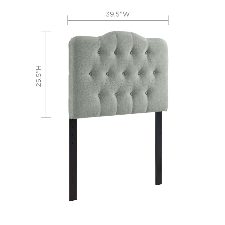 Aria Upholstered Fabric Twin Headboard