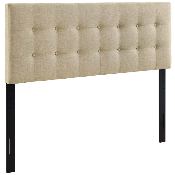 Evelyn Upholstered Fabric Queen Headboard