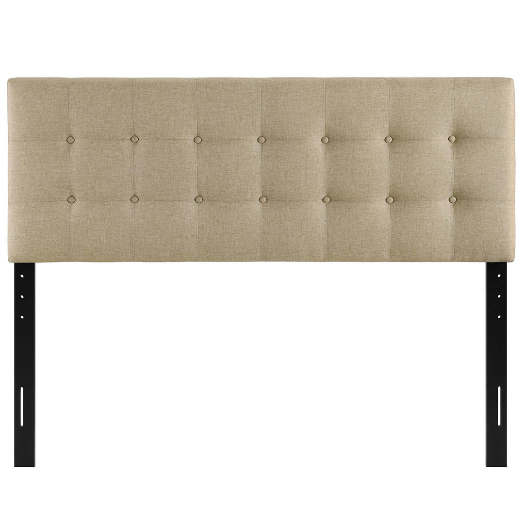 Evelyn Upholstered Fabric Queen Headboard