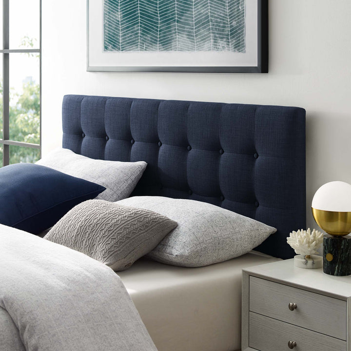 Yulum Upholstered Gray Headboard - Queen