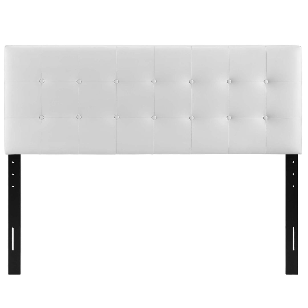 Emma Upholstered Vinyl Queen Headboard