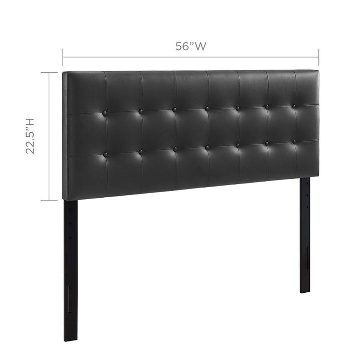 Evelyn Upholstered Vinyl Full Headboard