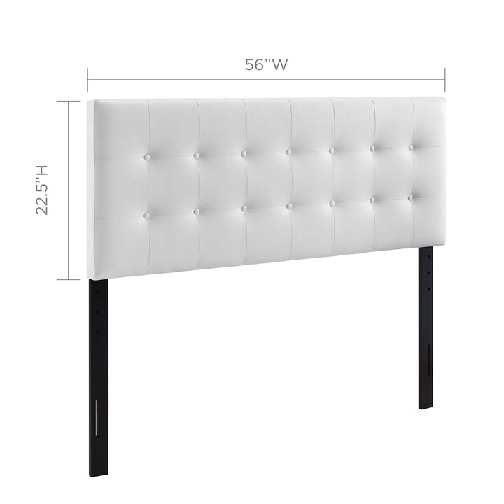 Evelyn Upholstered Vinyl Full Headboard