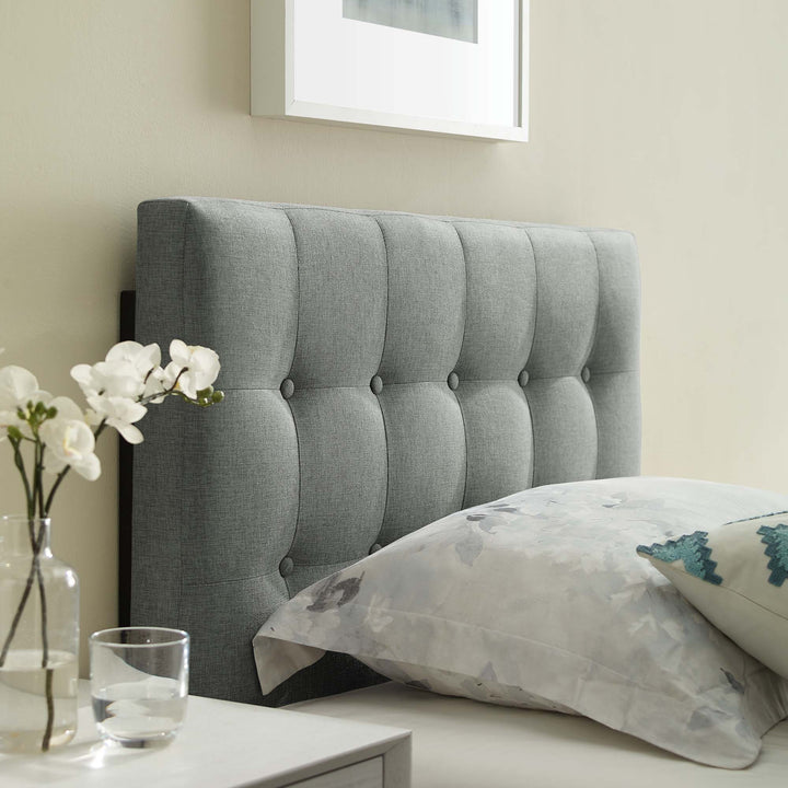 Evelyn Upholstered Fabric Twin Headboard