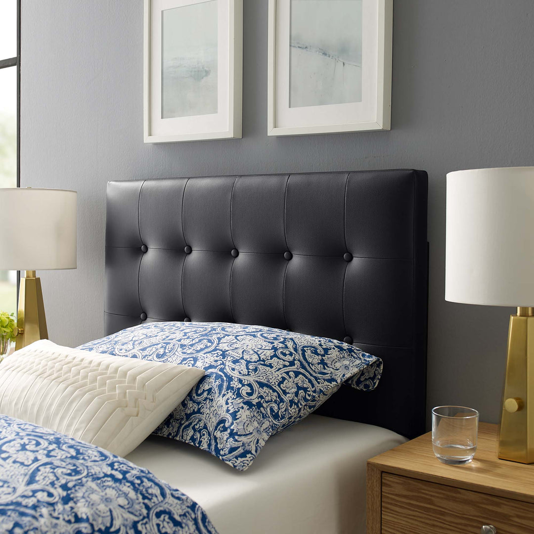 Evelyn Upholstered Vinyl Twin Headboard