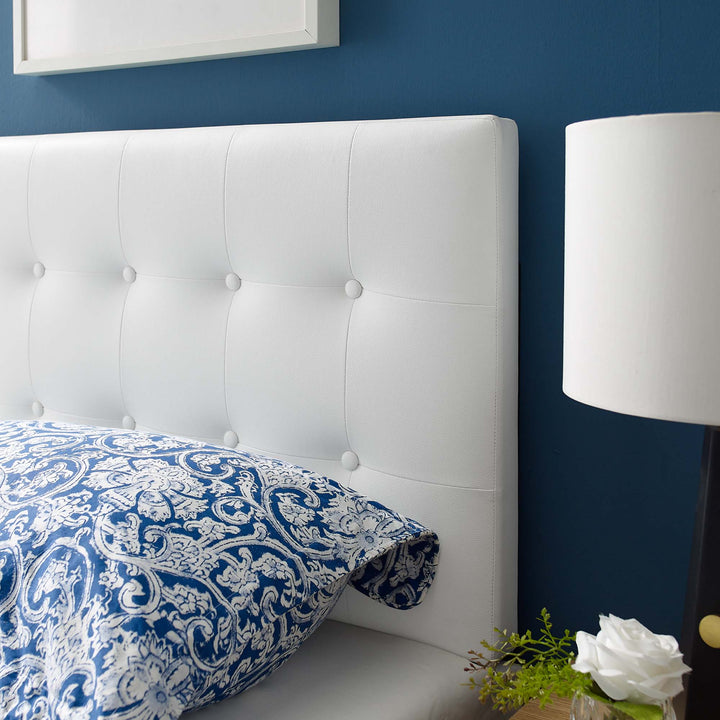 Evelyn Upholstered Vinyl Twin Headboard