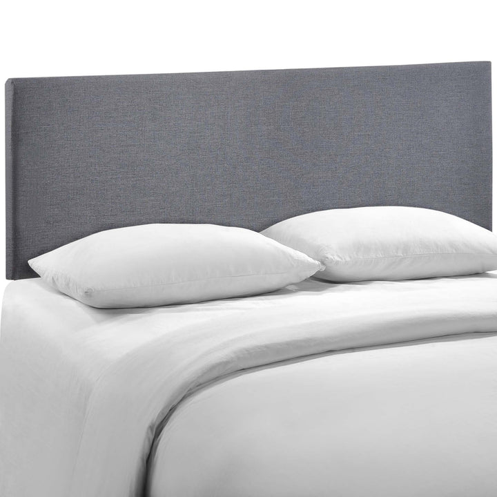 Reign Gray Upholstered Headboard - Queen