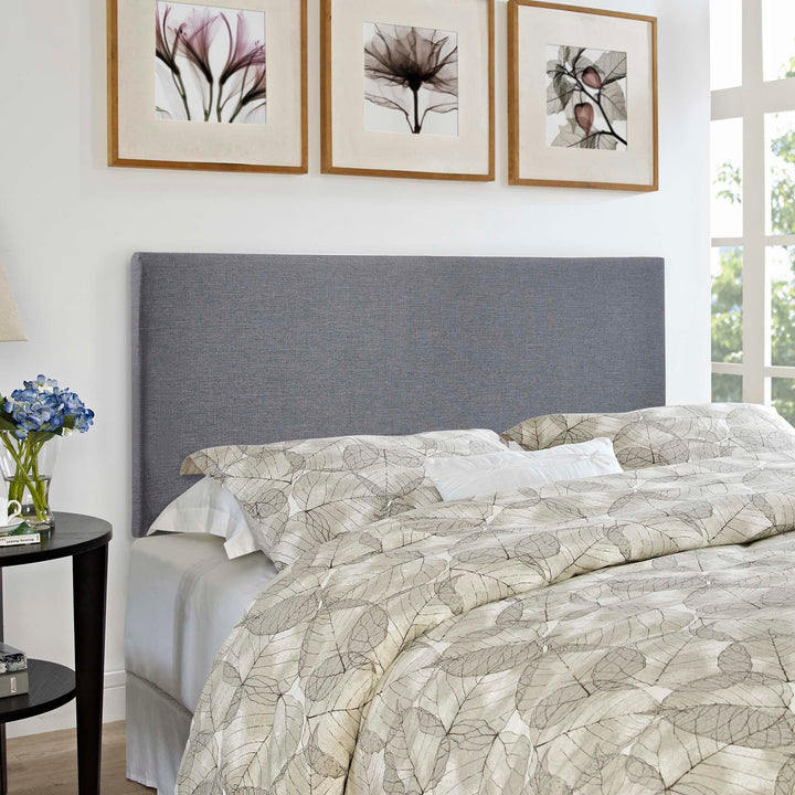 Reign Gray Upholstered Headboard - Queen