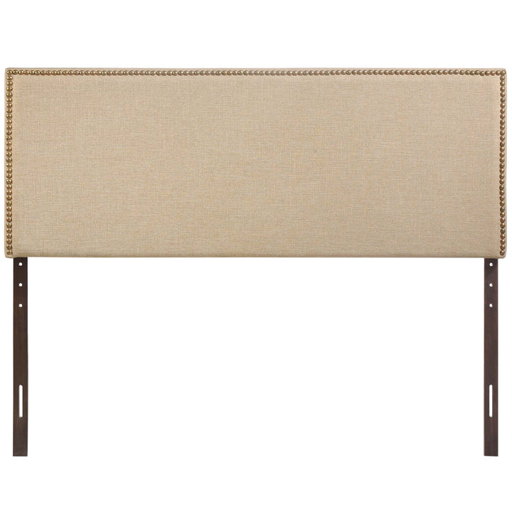 Regalia Nailhead Upholstered Queen Headboard