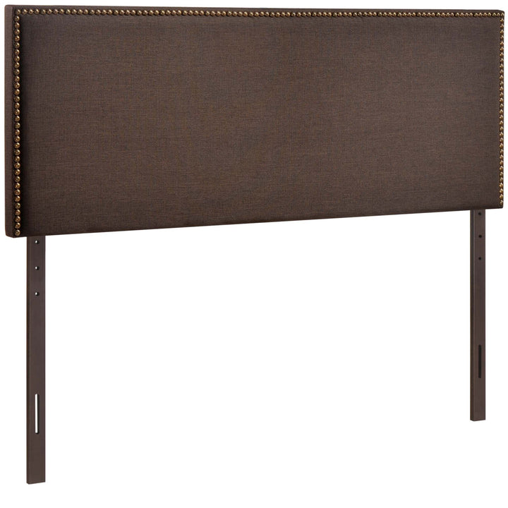 Regalia Nailhead Upholstered Queen Headboard