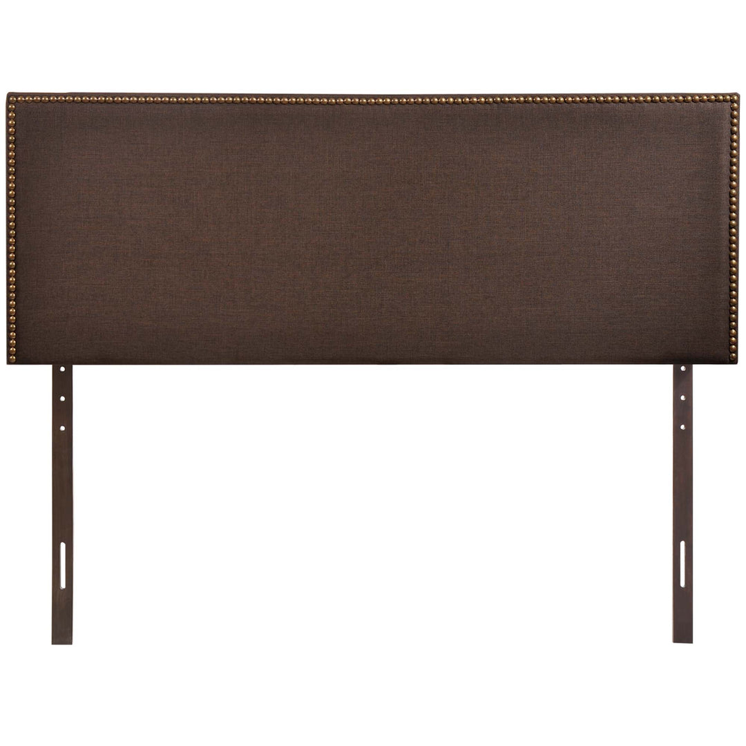 Regalia Nailhead Upholstered Queen Headboard