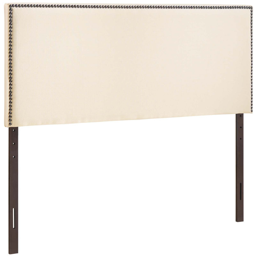 Regalia Nailhead Upholstered Queen Headboard