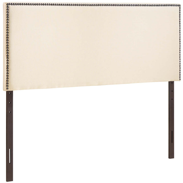 Regalia Nailhead Upholstered Queen Headboard