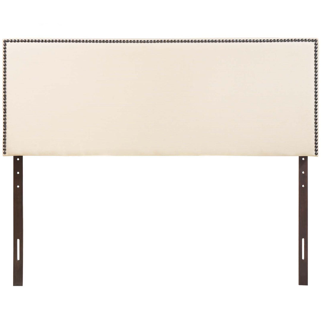 Regalia Nailhead Upholstered Queen Headboard